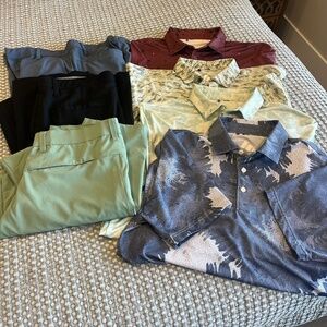 Men’s Adidas Golf - pants and Shirts Bundle